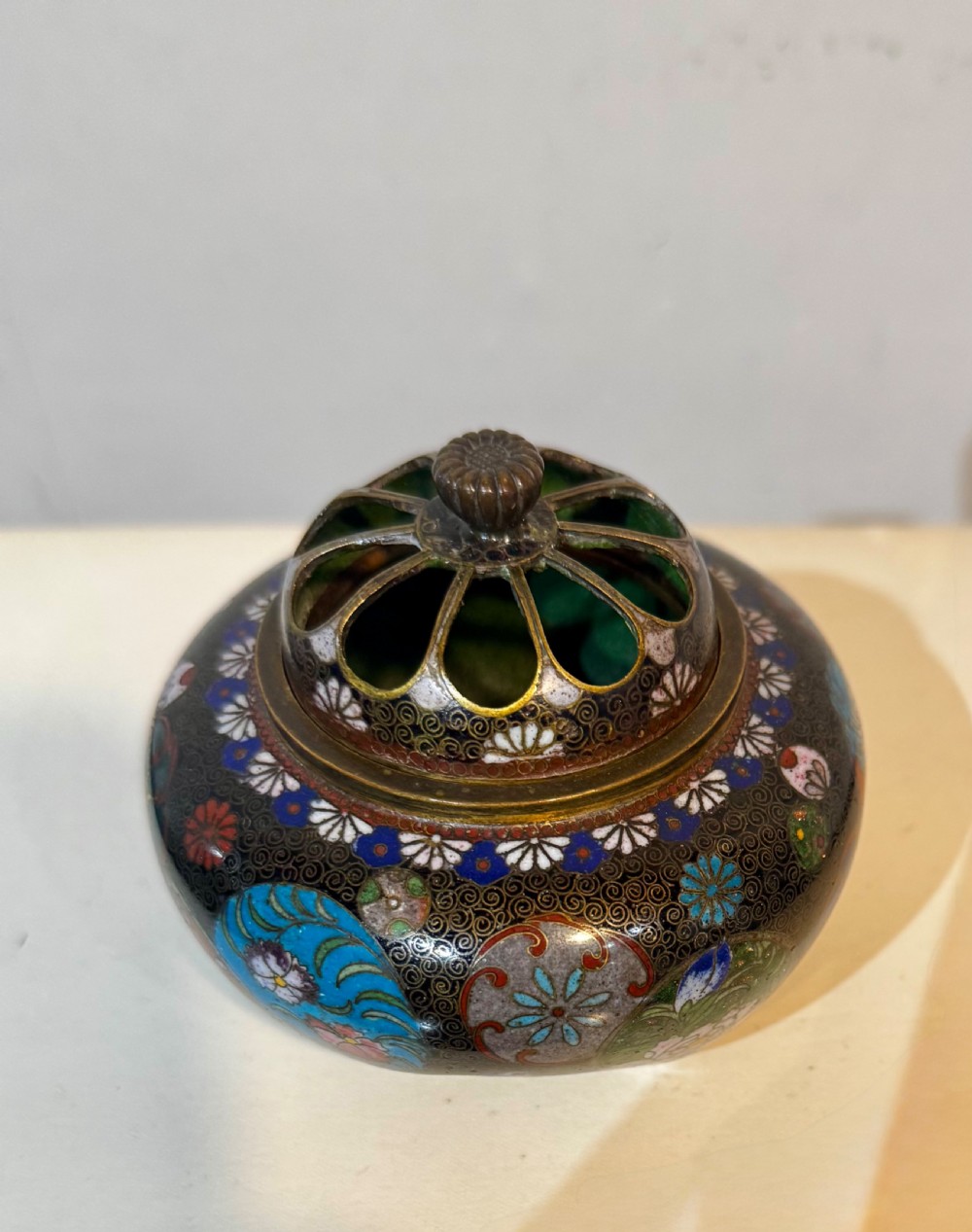 A Japanese cloisonné censer View III