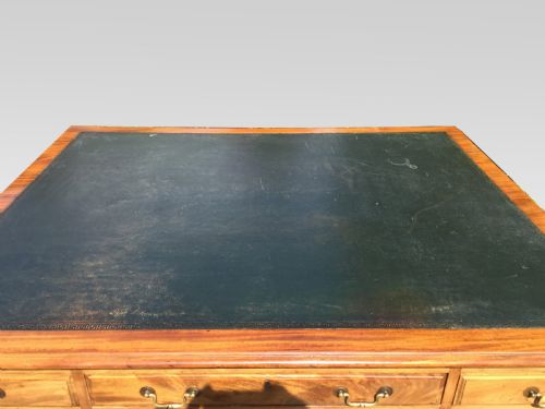 19TH CENTURY MAHOGANY PARTNERS DESK LATE 19TH CENTURY MAHOGANY PARTNERS DESK - ADDITIONAL PHOTO 2