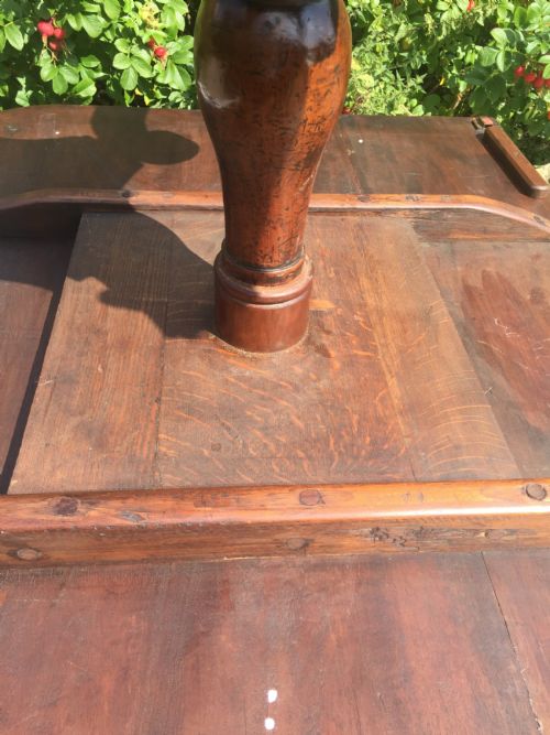 GEORGIAN THREE PEDESTALPILLAR DINING TABLE - ADDITIONAL PHOTO 5
