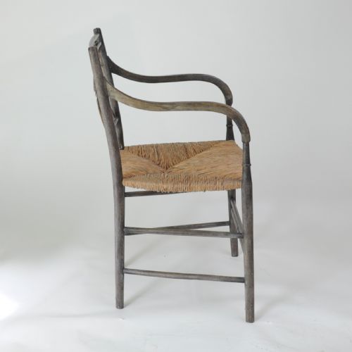 DECORATIVE PAIR OF REGENCY 'SHABBY CHIC' ARMCHAIRS - ADDITIONAL PHOTO 2