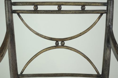 DECORATIVE PAIR OF REGENCY 'SHABBY CHIC' ARMCHAIRS - ADDITIONAL PHOTO 4