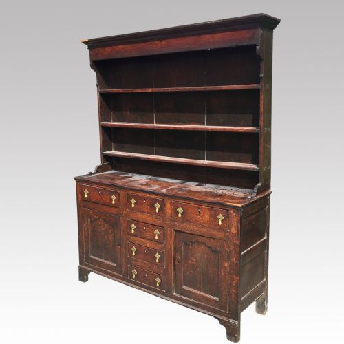 18TH CENTURY OAK DRESSER WITH RACK - ADDITIONAL PHOTO 1