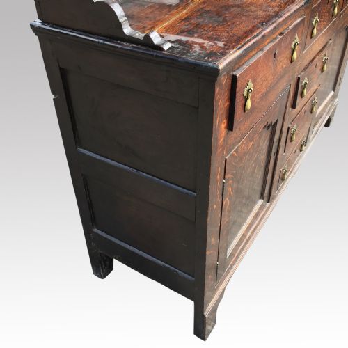 18TH CENTURY OAK DRESSER WITH RACK - ADDITIONAL PHOTO 6