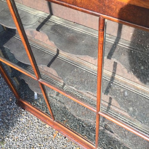 DUTCH WALNUT AND OAK WALL HANGING DISPLAY CABINET - ADDITIONAL PHOTO 4