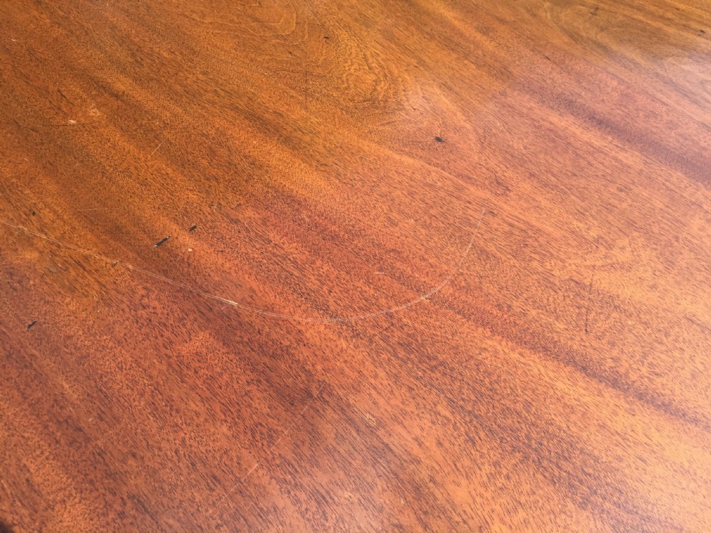 Georgian three pedestal/pillar Dining Table  View XI
