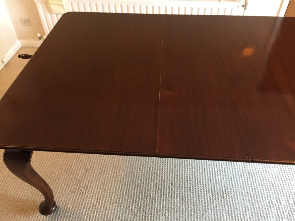 19th century mahogany dining table to seat eight View IV
