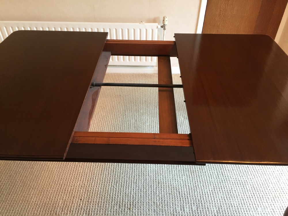 19th century mahogany dining table to seat eight View VII