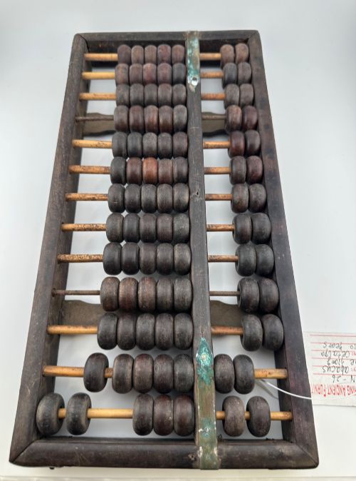 Antique Chinese Suanpan Wooden Abacus – Late Qing / Republic C.1910 – Zhejiang