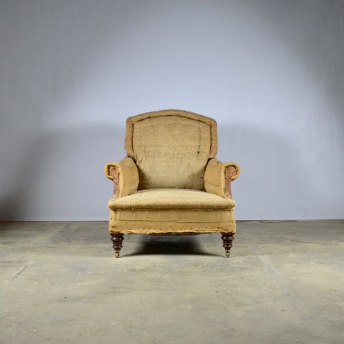 fig 1. Deep Seated English Armchair Upholstery included