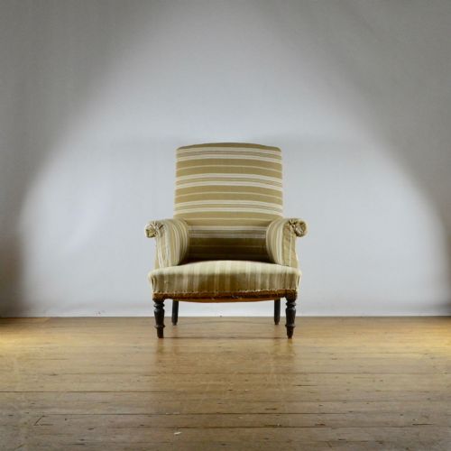 fig 1. French Fauteuil, full reupholstery included