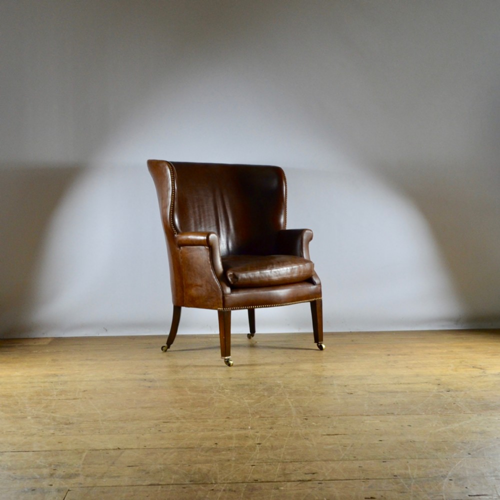 19th Century English Barrel Back Chair 