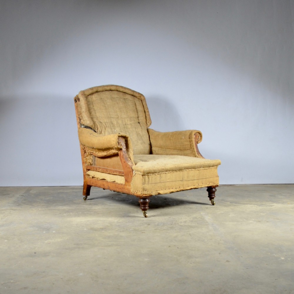 Deep Seated English Armchair Upholstery included