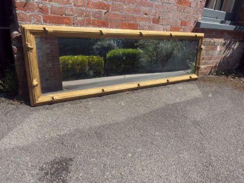A FABULOUS LARGE ANTIQUE ENGLISH 19TH CENTURY CARVED WOOD GESSO GILT PIER MIRROR