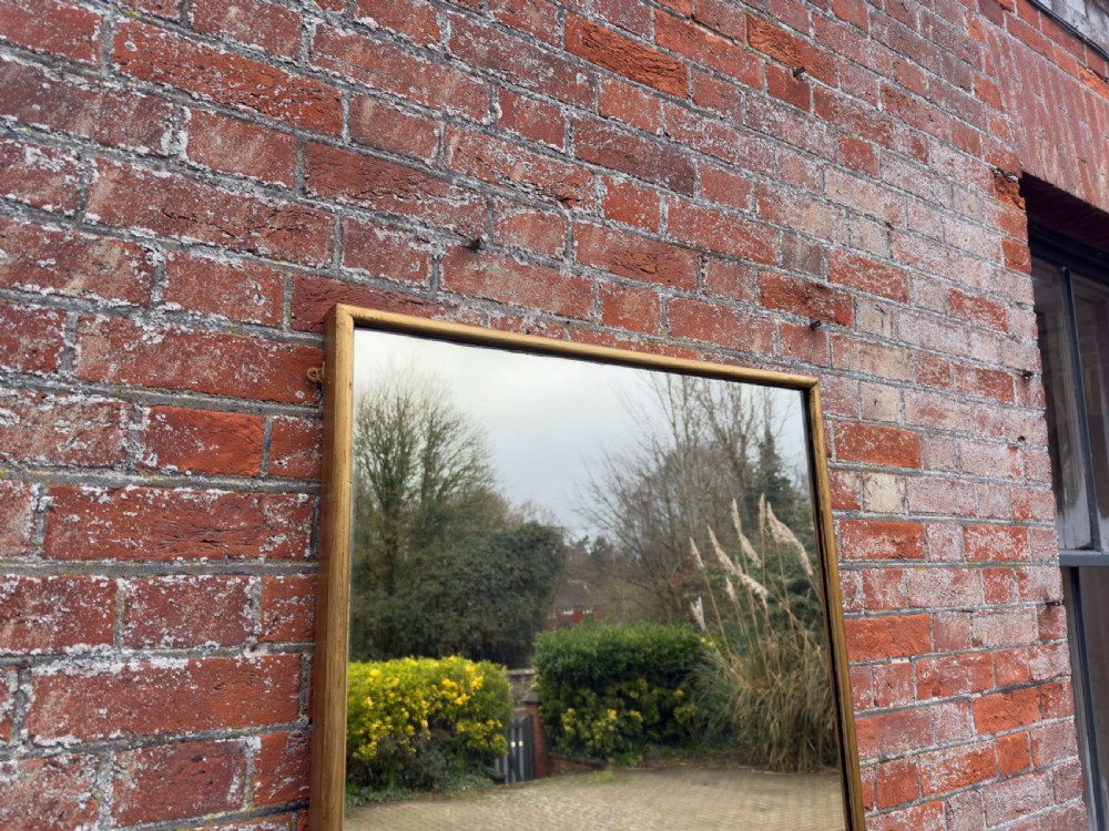 A Superb large Antique French 19th Century carved wood gilt Bistro Mirror. View V