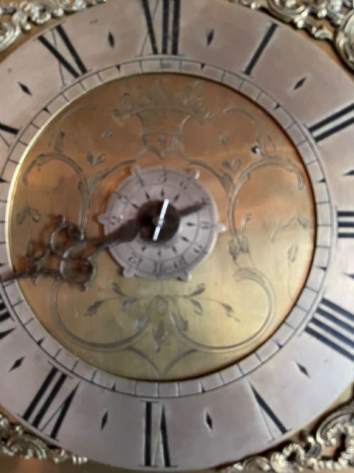 HOOK SPIKE EARLY WALL CLOCK TIMEPIECE PLUS ALARM MAKER BENJ REEVES LAMBERHURST - ADDITIONAL PHOTO 1