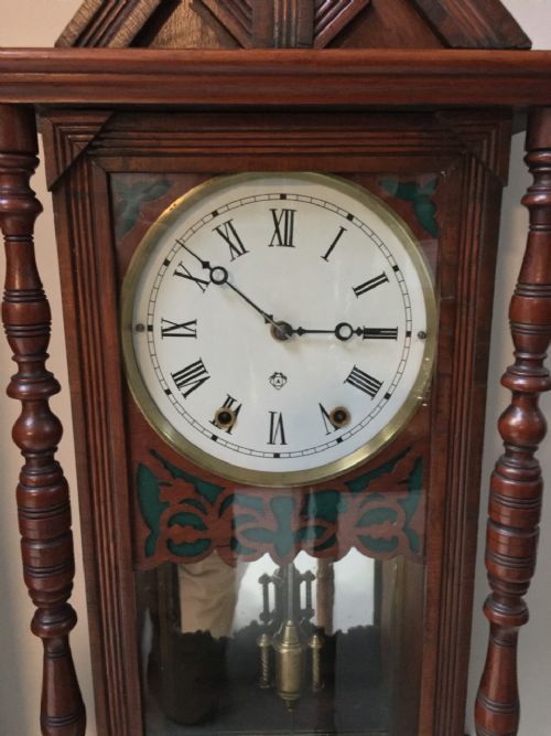 fig 1. Ansonia Striking Wall Clock, Fully Restored
