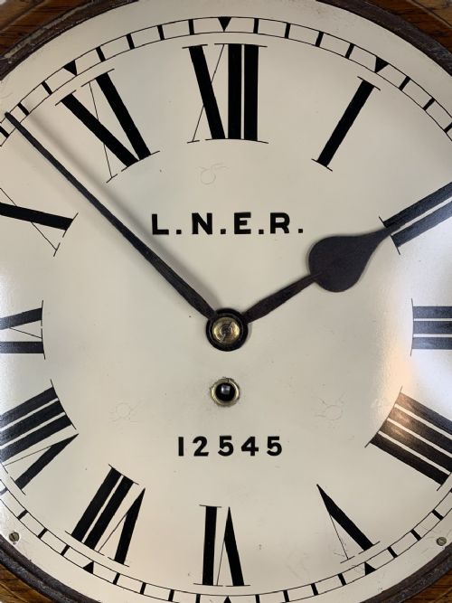 fig 1. L.N.E.R Railway Fusee Wall Clock