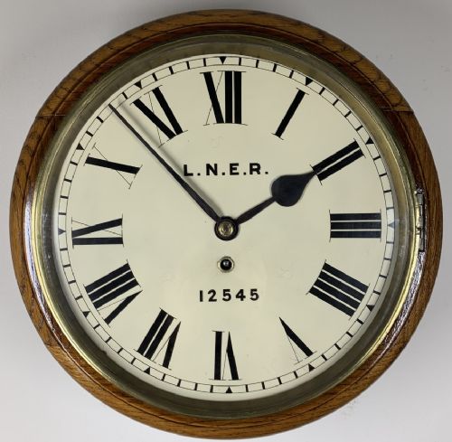 fig 2. L.N.E.R Railway Fusee Wall Clock