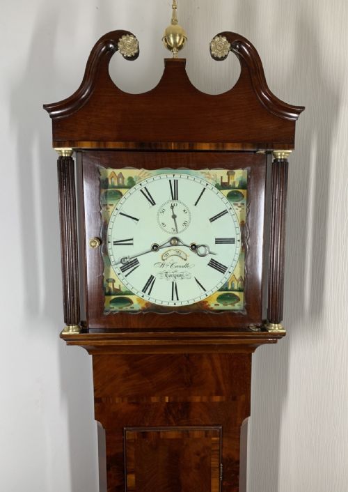 FINE EIGHT DAY LONGCASE CLOCK STUNNING TORQUAY MAKER - ADDITIONAL PHOTO 1