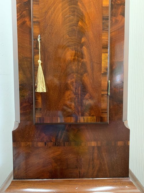 FINE EIGHT DAY LONGCASE CLOCK STUNNING TORQUAY MAKER - ADDITIONAL PHOTO 5