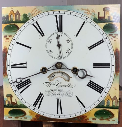 FINE EIGHT DAY LONGCASE CLOCK STUNNING TORQUAY MAKER - ADDITIONAL PHOTO 7