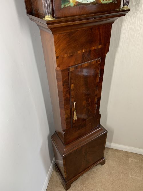 FINE EIGHT DAY LONGCASE CLOCK STUNNING TORQUAY MAKER - ADDITIONAL PHOTO 13
