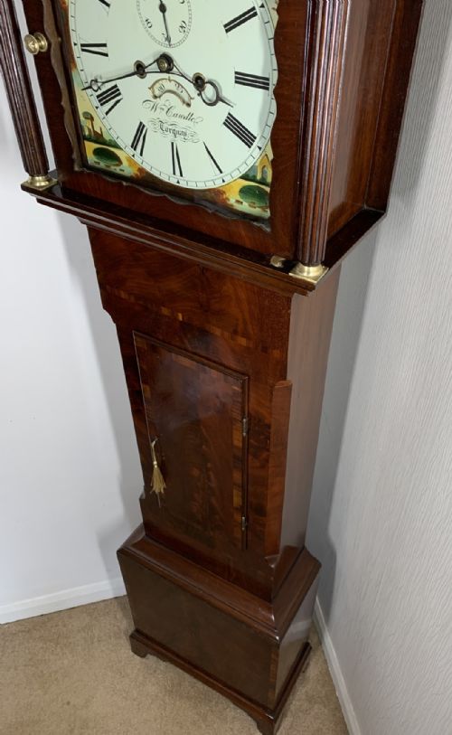FINE EIGHT DAY LONGCASE CLOCK STUNNING TORQUAY MAKER - ADDITIONAL PHOTO 15