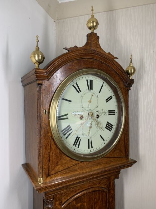SCOTTISH GEORGIAN LONGCASE CLOCK LOVELY CONDITION - ADDITIONAL PHOTO 2