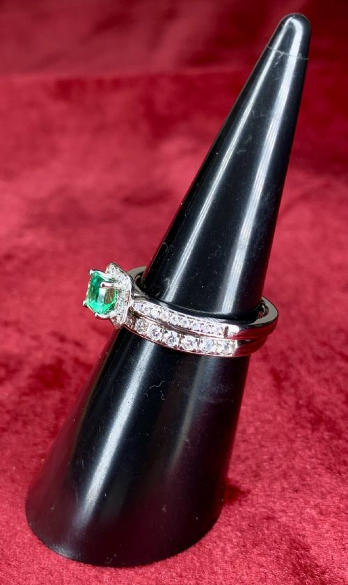 18CT DIAMOND ETERNITY RING WEDDING BAND - ADDITIONAL PHOTO 11