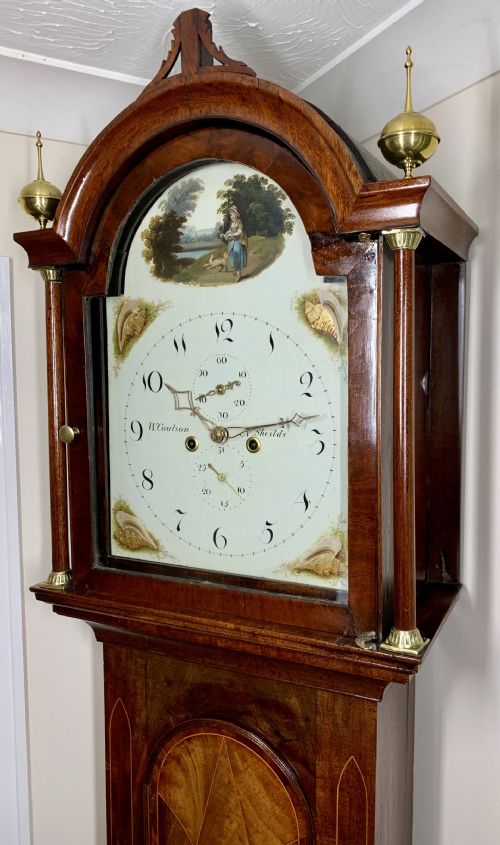 GEORGIAN LONGCASE CLOCK STUNNING AND IMPOSING - ADDITIONAL PHOTO 1