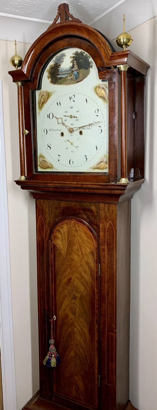 GEORGIAN LONGCASE CLOCK STUNNING AND IMPOSING - ADDITIONAL PHOTO 2