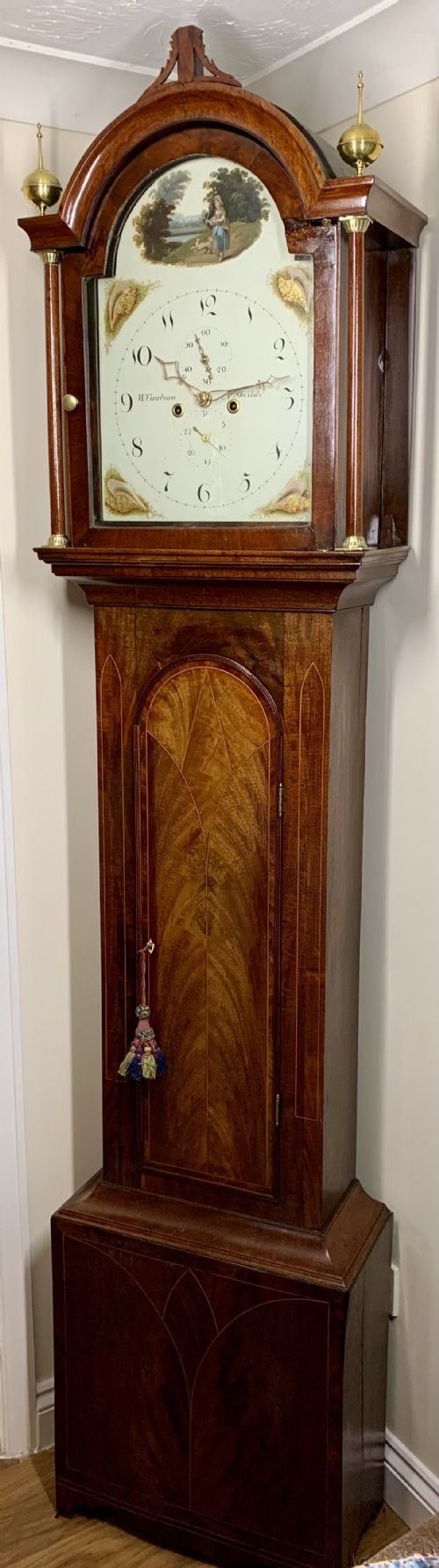 GEORGIAN LONGCASE CLOCK STUNNING AND IMPOSING - ADDITIONAL PHOTO 3