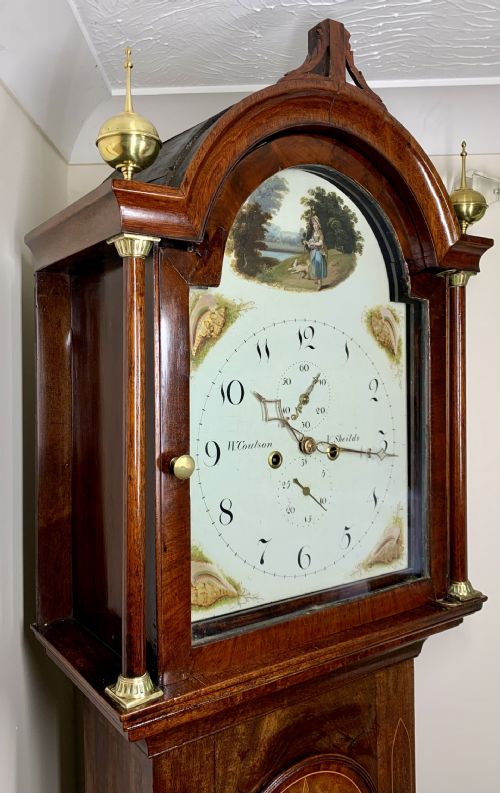 GEORGIAN LONGCASE CLOCK STUNNING AND IMPOSING - ADDITIONAL PHOTO 6