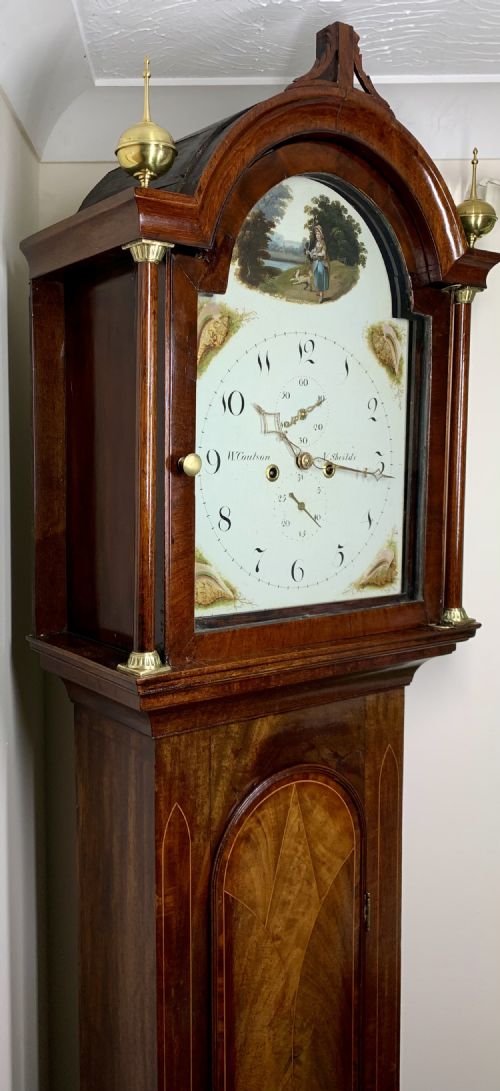 GEORGIAN LONGCASE CLOCK STUNNING AND IMPOSING - ADDITIONAL PHOTO 7