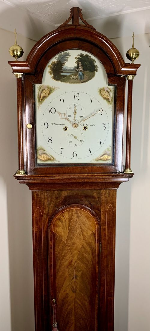 GEORGIAN LONGCASE CLOCK STUNNING AND IMPOSING - ADDITIONAL PHOTO 9