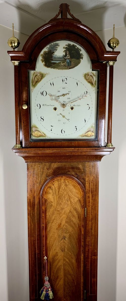 GEORGIAN LONGCASE CLOCK STUNNING AND IMPOSING - ADDITIONAL PHOTO 10