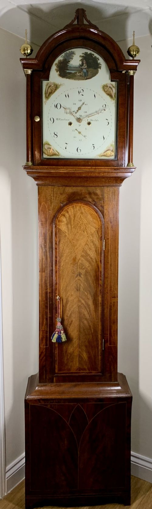 GEORGIAN LONGCASE CLOCK STUNNING AND IMPOSING - ADDITIONAL PHOTO 13