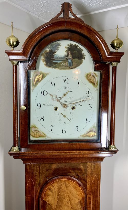 GEORGIAN LONGCASE CLOCK STUNNING AND IMPOSING - ADDITIONAL PHOTO 14