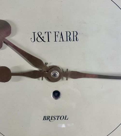 WOOD DIAL REGENCY FUSEE WALL CLOCK STUNNING - ADDITIONAL PHOTO 12