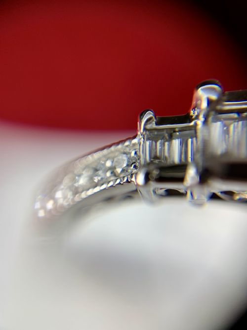 18 CARAT WHITE GOLD DIAMOND RING - ADDITIONAL PHOTO 7