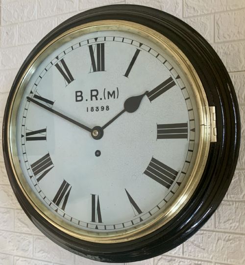 BRITISH RAILWAYS MIDLANDS FUSEE WALL CLOCK - ADDITIONAL PHOTO 7