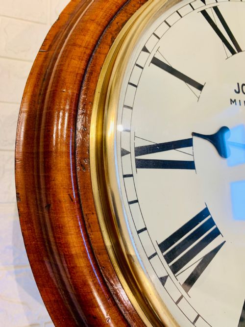 LMS FUSEE RAILWAY WALL DIAL CLOCK EXQUISITE - ADDITIONAL PHOTO 3