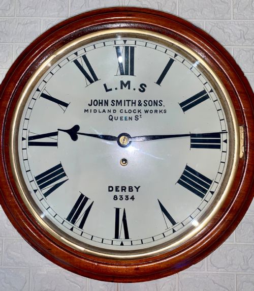 LMS FUSEE RAILWAY WALL DIAL CLOCK EXQUISITE - ADDITIONAL PHOTO 8
