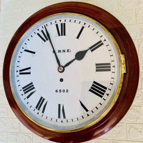 LNER FUSEE RAILWAY WALL DIAL CLOCK STUNNING - ADDITIONAL PHOTO 1