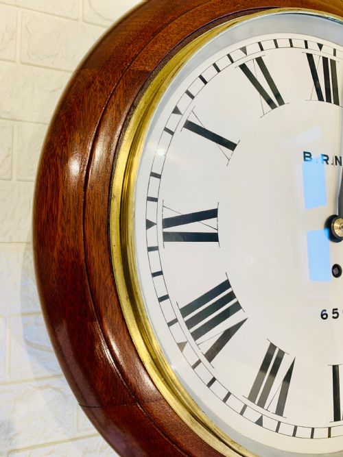 LNER FUSEE RAILWAY WALL DIAL CLOCK STUNNING - ADDITIONAL PHOTO 6