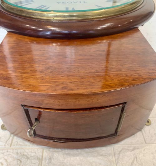 FINE FUSEE DIAL WALL CLOCK SUPERB CONDITION - ADDITIONAL PHOTO 6