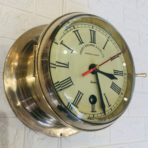 SESTREL SHIPS WALL CLOCK EXCELLENT CONDITION - ADDITIONAL PHOTO 5
