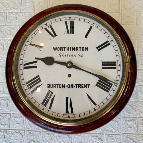 FUSEE DIAL WALL CLOCK LOVELY CONDITION - ADDITIONAL PHOTO 4
