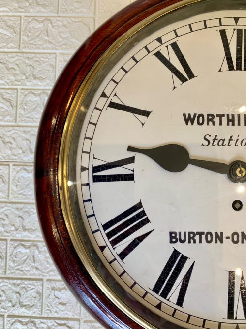 FUSEE DIAL WALL CLOCK LOVELY CONDITION - ADDITIONAL PHOTO 13