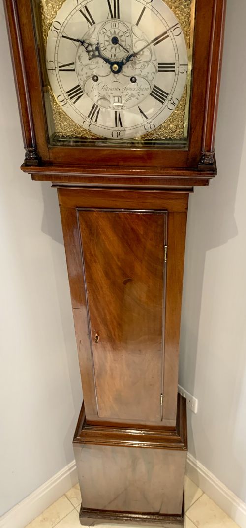 ELEGANT REGENCY OAK LONGCASE CLOCK SUPERB EXAMPLE - ADDITIONAL PHOTO 9